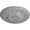 Ekena Millwork Amelia Ceiling Medallion (Fits Canopies up to 2 3/8"), 19 5/8"OD x 3/4"P, Primed White CM20AM - alternate 3
